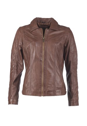 Lederjacke - dark brown