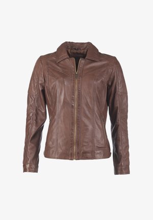 JCC Lederjacke - dark brown