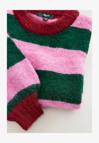Seleccionado, pink green multi stripe