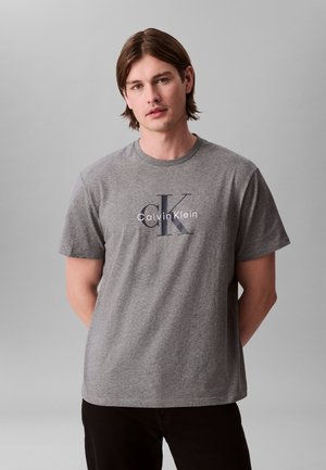HERO MONOLOGO TEE 20S - Tričko s potlačou - medium grey heather