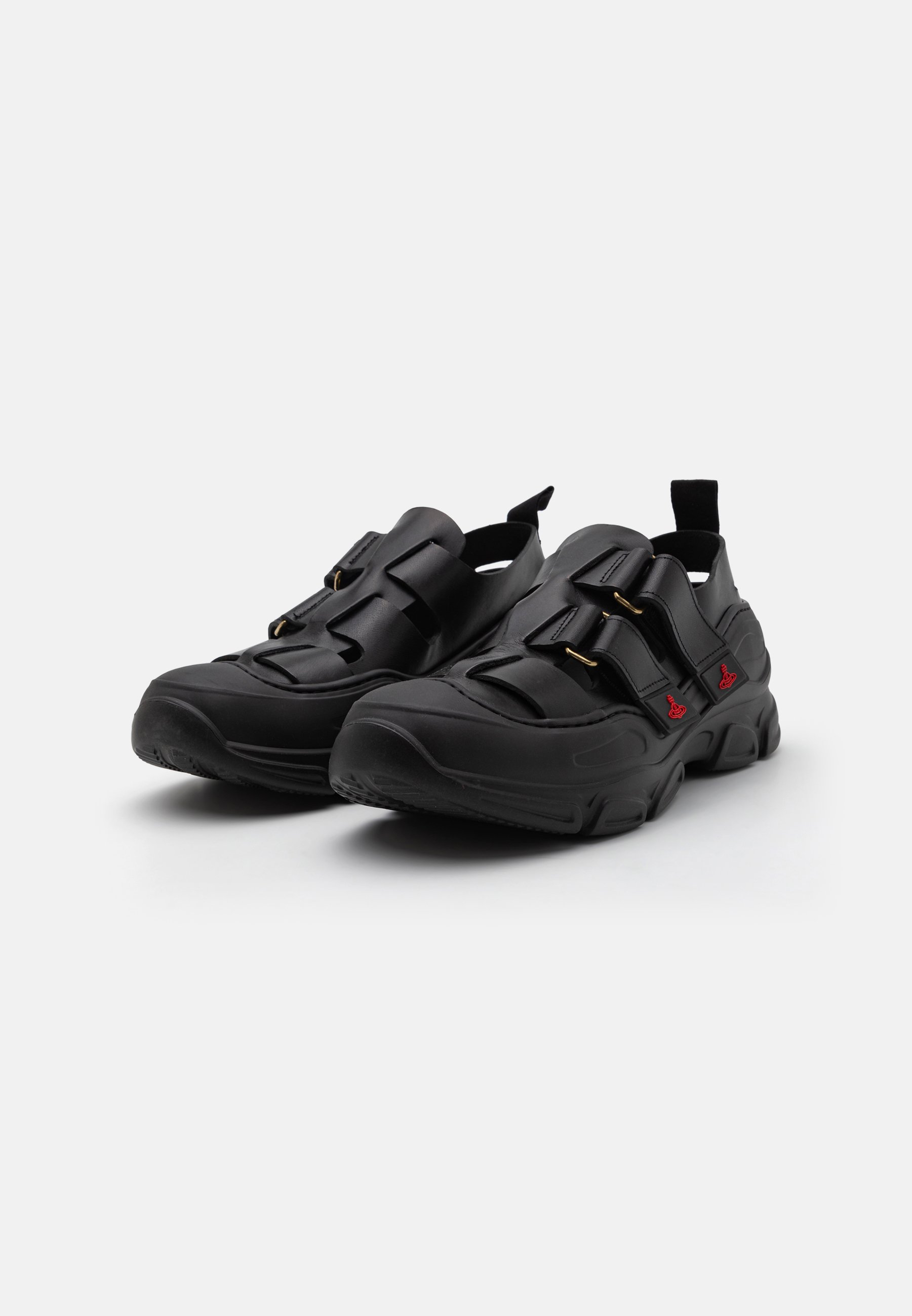 Vivienne Westwood/ブラック Catch Stomper スニーカー Black Catch Stomper Sneakers by Vivienne Westwood on Sale