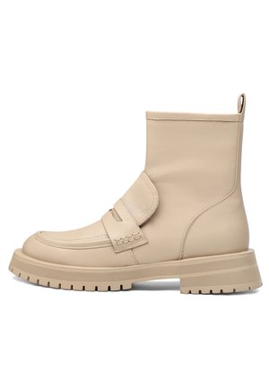 Bottines à plateau - beige