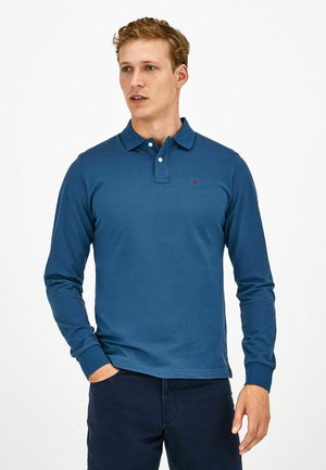 SLIM FIT LOGO - Polo - ensign blue