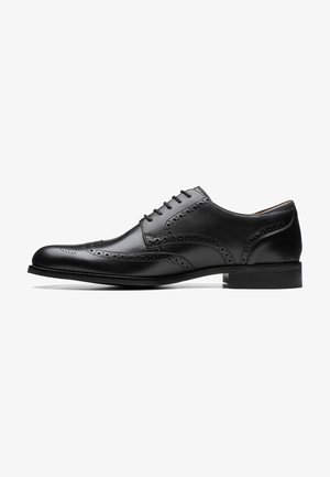 BUSINESS - Stringate eleganti - black leather