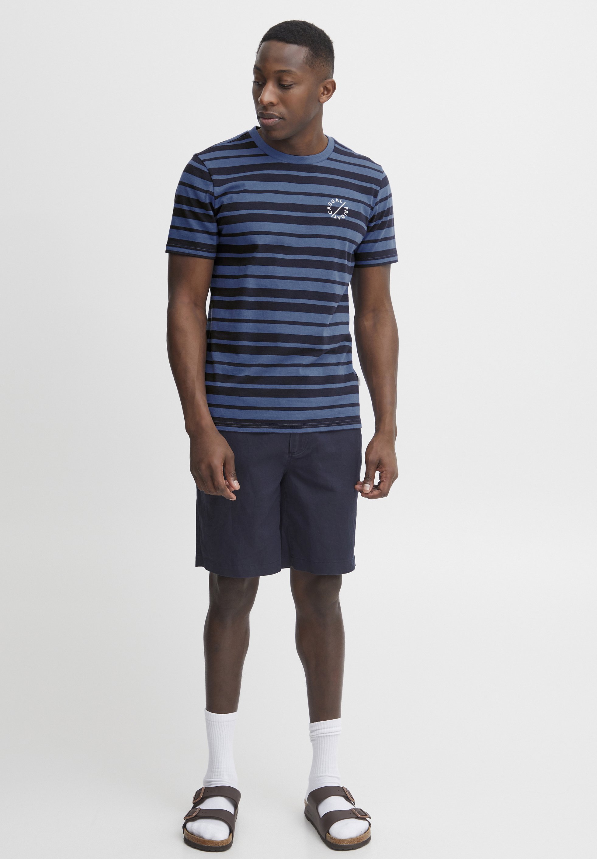 the toe BATTERY STRIPE BIJOU SHIRT Battery stripe pants