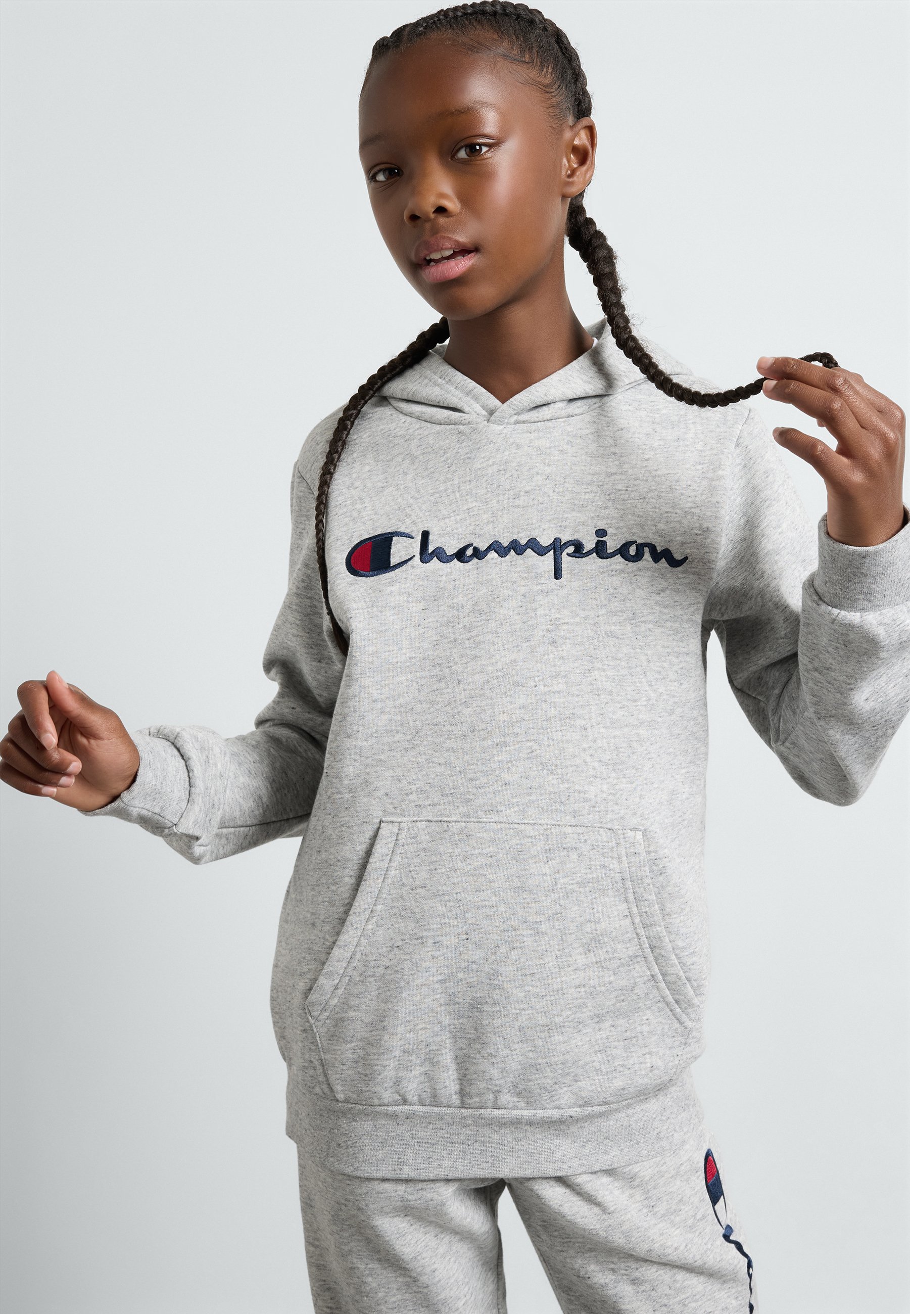 Grau Champion Grauer Champion Sweater Champion Embroidered Sweater