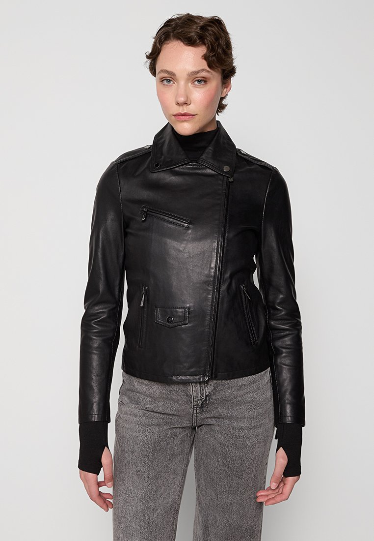 Oakwood Leren jas zwart Oakwood Leren jas zwart