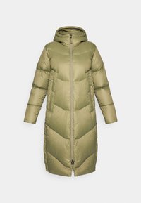 LONG PARKA - Geacă cu puf - forest moss