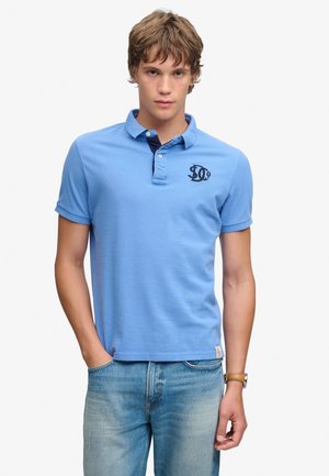 Superdry & Co, MONOGRAM - Poloshirts - deep blue wave eclipse navy