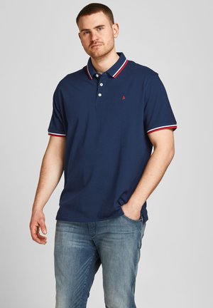 JJEPAULOS SS NOOS PLS - Polo shirt - navy