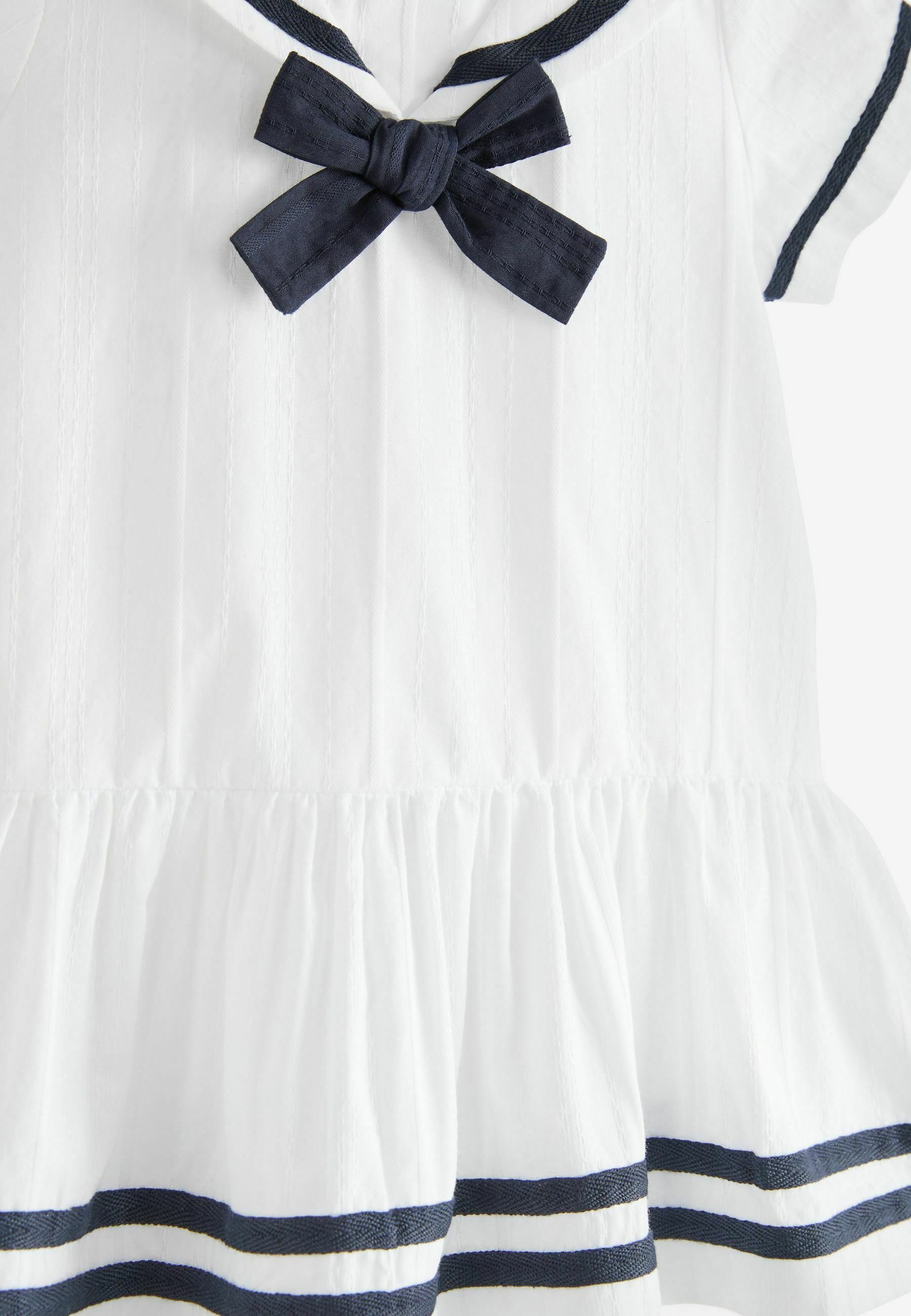 SAILOR - Day dress - white navy blue 