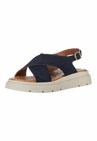 Tamaris Sandali con plateau - navy