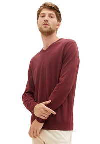 TOM TAILOR Strickpullover - bordeaux
