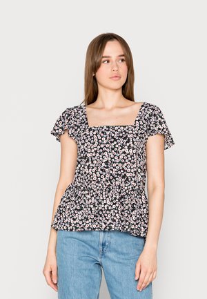 JDYSTARR LIFE CAP SLEEVE  - Blusa - black