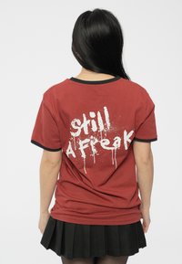 Paradiso Clothing KORN BAND LOGO RINGER - Print T-shirt - red