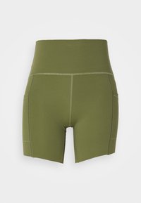 SLEEK POCKET HIGH RISE SHORT - Leggings - dark olivine