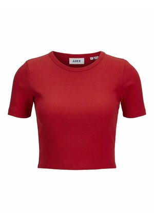 JXFLORIE RIB TEE - T-shirt basic - racing red