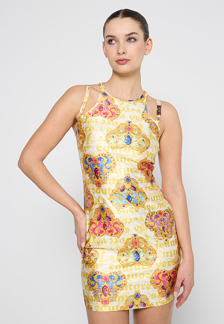 Versace Jeans Couture Jurk geel Versace Jeans Couture Jurk geel
