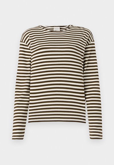 CLOSED BASIC LONG SLEEVE - Tops ar garām piedurknēm - khaki