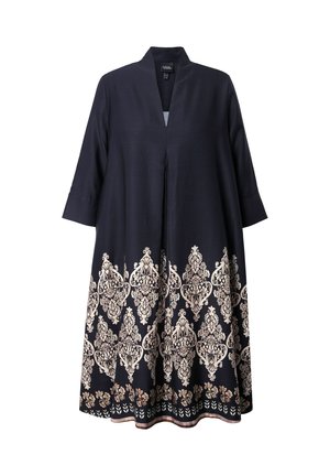 Ulla Popken 3/4 SLEEVE   - Day dress - black