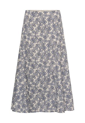 Part Two, DONIAPW - Jupe longue - dark navy leaf print