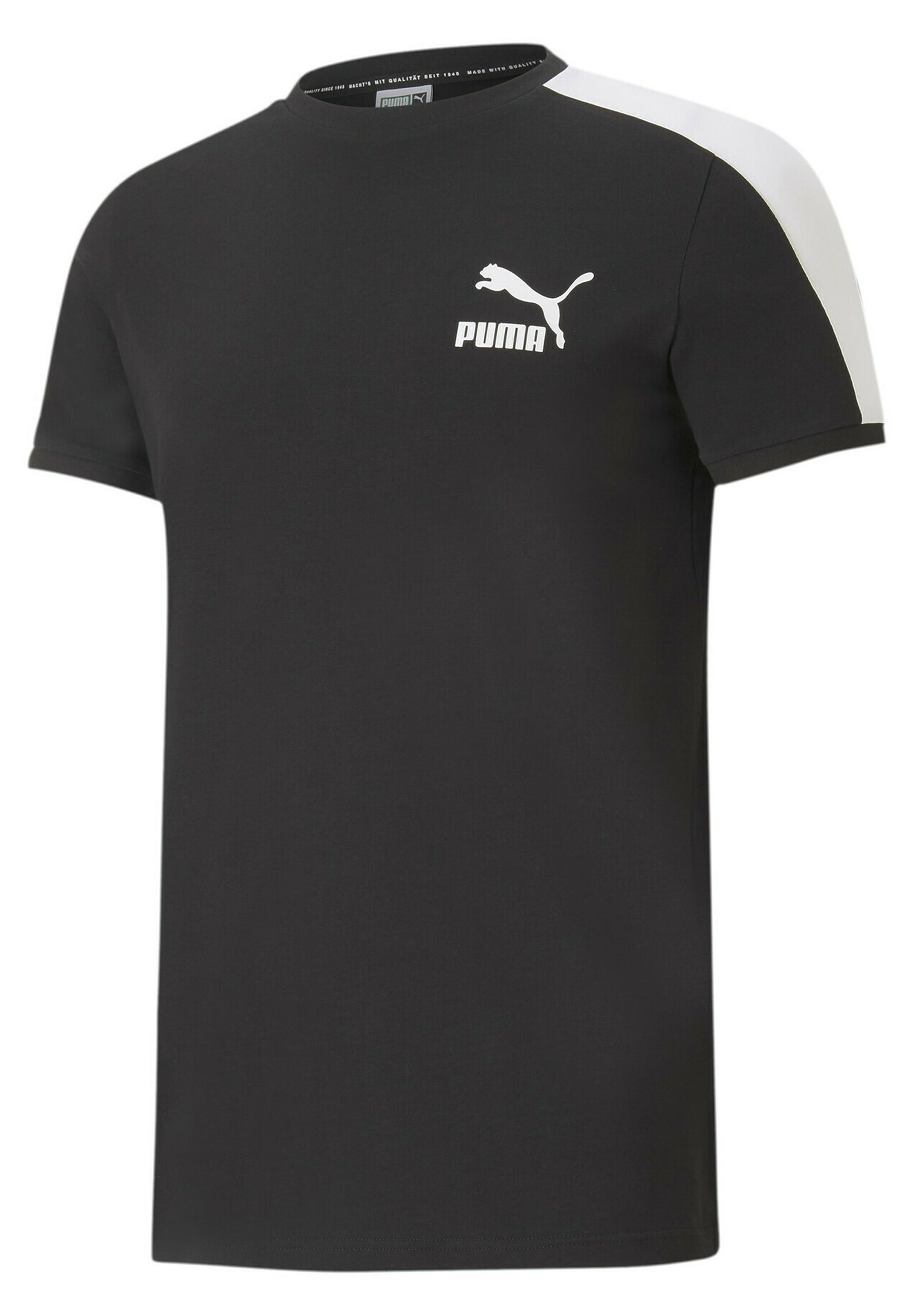 Puma ICONIC - Triko s potiskem - black