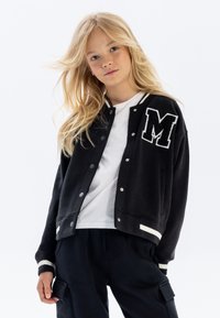 MINOTI - FLEECE VARSITY  - Chaquetas bomber - black Imagen en miniatura 1