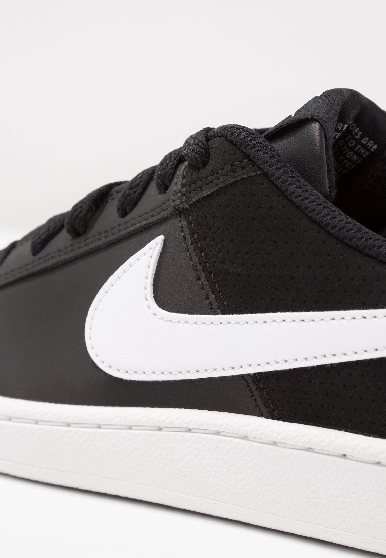 Nike Sportswear COURT ROYALE - Sneakers laag - black/white/Zwart - Zalando .nl