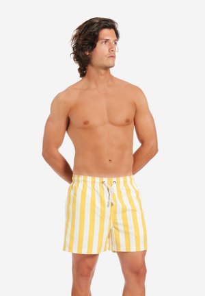 Gassa d’Amante Shorts da mare - giallo e bianco