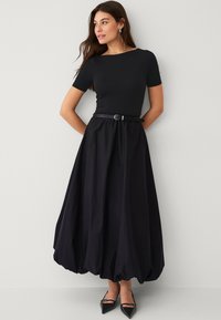 Ellos Collection BALLON  - A-Linien-Rock - schwarz