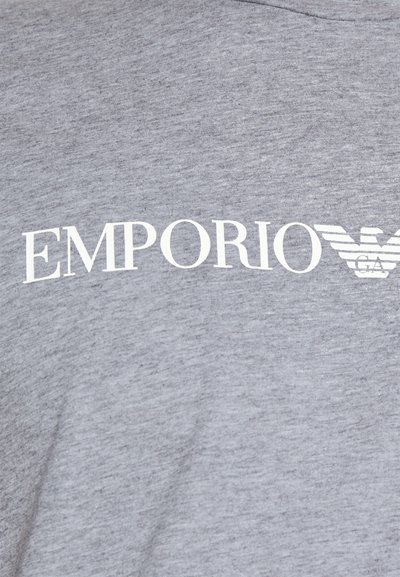 Emporio Armani Tričko s potlačou - grigio chiaro