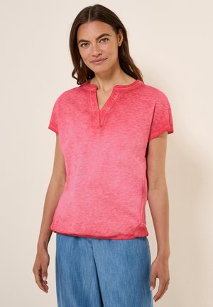 WASHED-OPTIK - Basic T-shirt - rot
