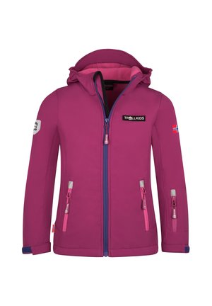 TROLLKIDS, GIRLS OSLOFJORD JACKET - Outdoorjacke - bright berry light magenta dark purple