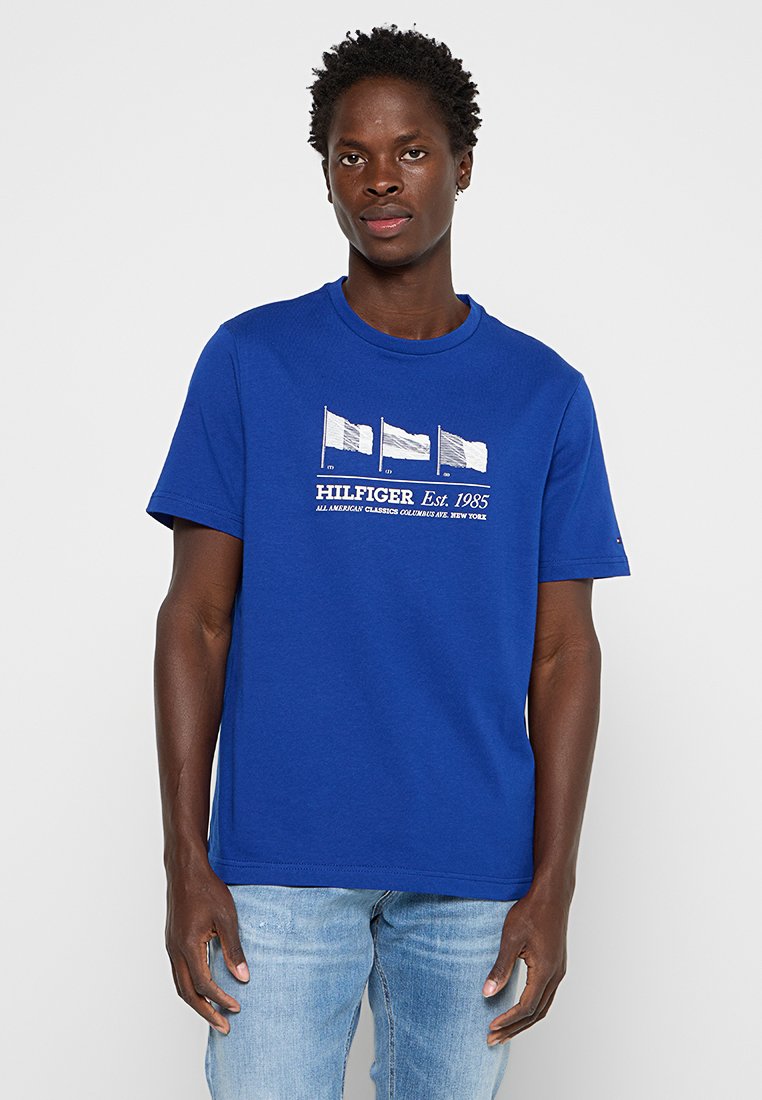 Tommy Hilfiger T-shirt print blauw Tommy Hilfiger T-shirt print blauw