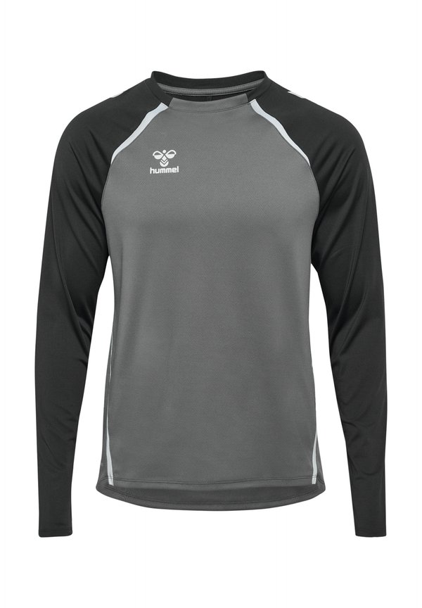 Langarmshirt - steel gray asphalt