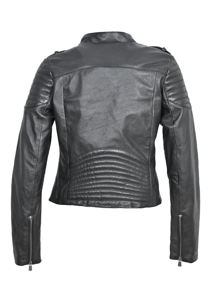 Kaporal FAUVE Veste en cuir black/noir