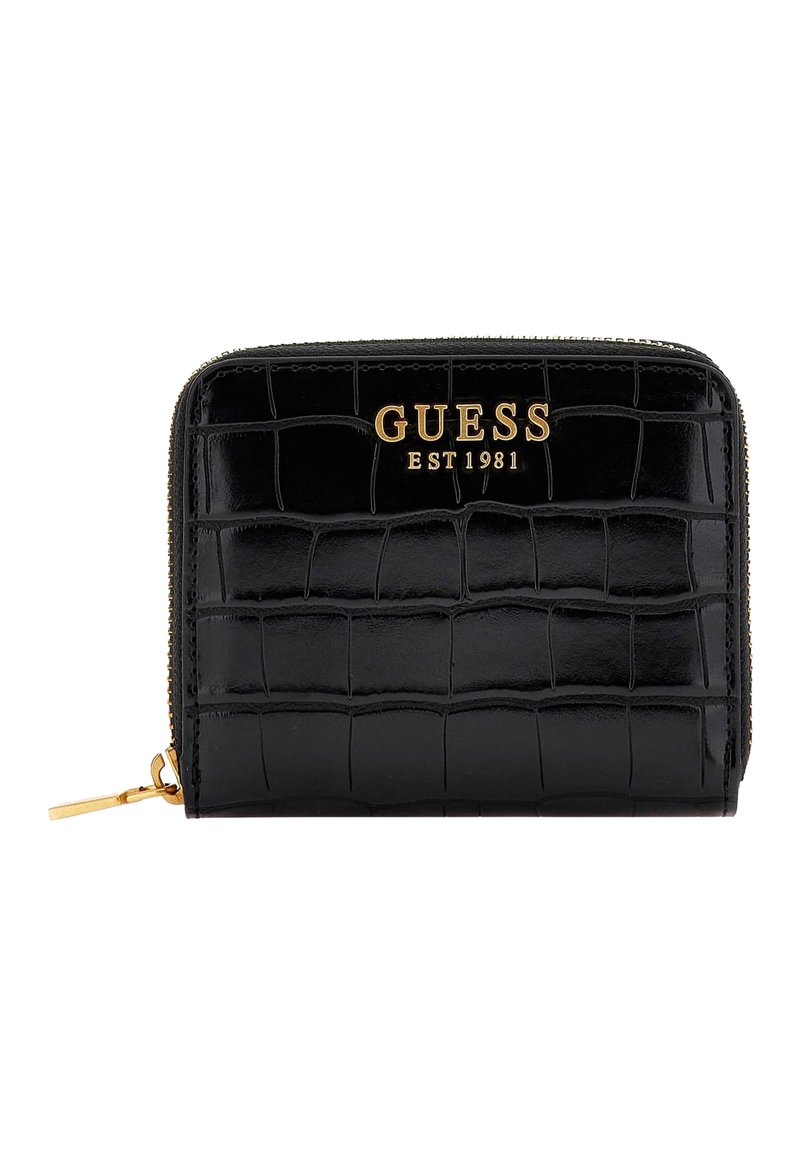 Guess - LAUREL SMALL ZIP AROUND - Portofel - black, Extindeți