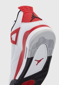 Jordan AIR JORDAN 4 RETRO - Sneakers alte - white/fire red/black/neutral grey