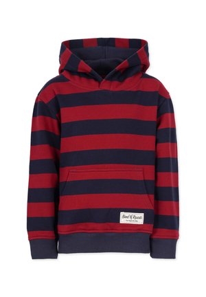 Hættetrøje - navy-red