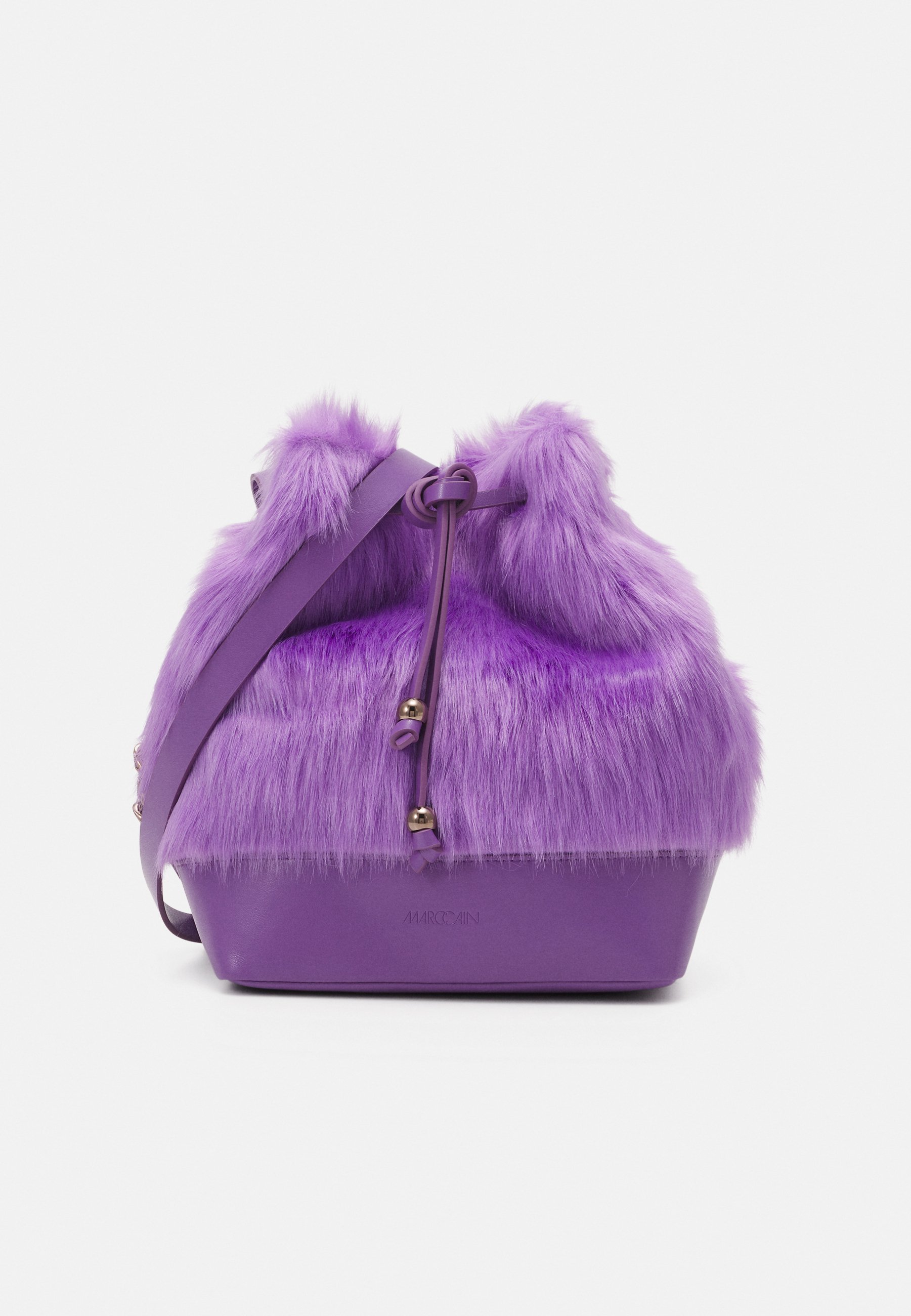 fluffy lilac bag