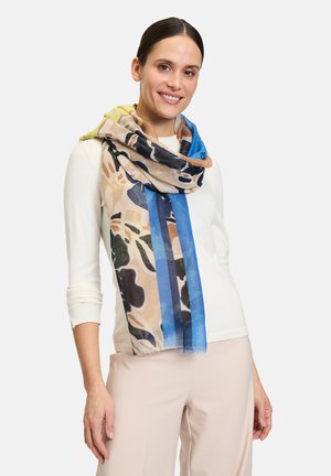 Scarf - blue yellow