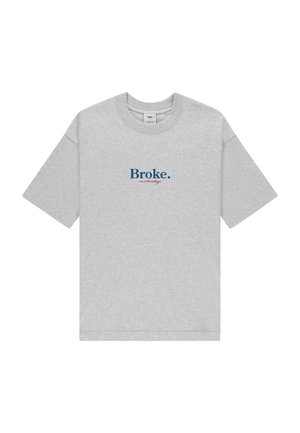 Pockies, BROKE TEE - T-shirt imprimé - grey