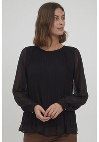 Fransa - FRDAJAPLISSE 1 BLOUSE - Bluse - black Miniaturebillede 1