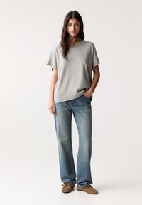 PULL&BEAR SHORT SLEEVE - Tricou basic - dark grey