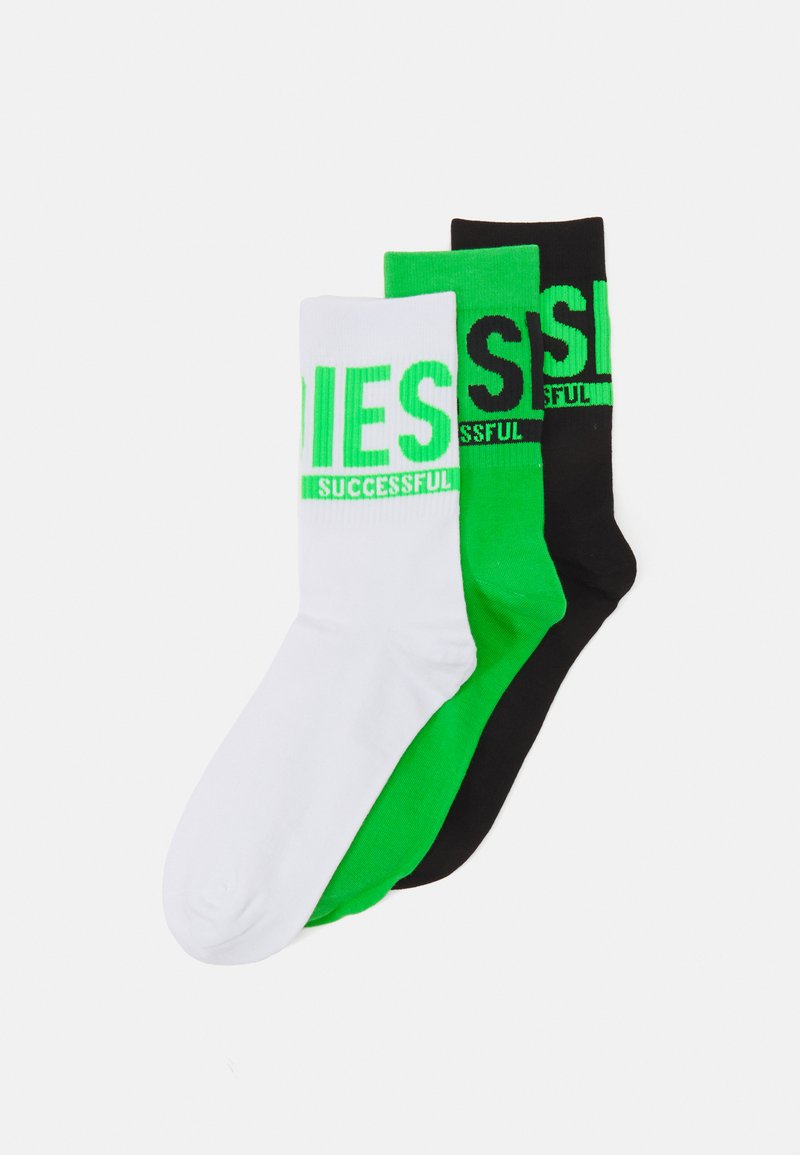 Diesel SKM-RAY-THREEPACK 3 PACK - Nogavice - black