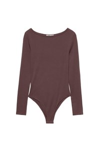LONG SLEEVE BODYSUIT - Hosszú ujjú felső - brown