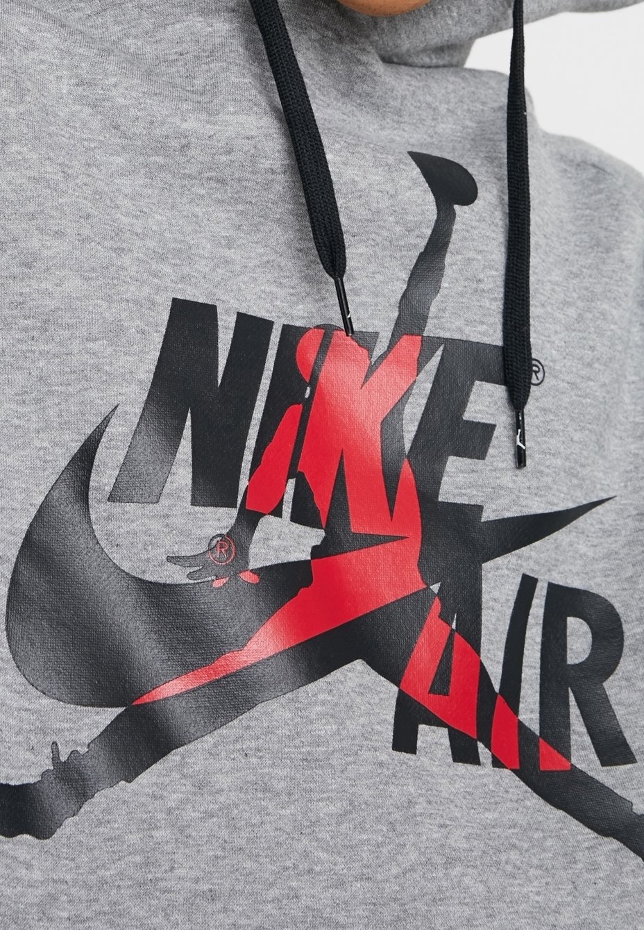 black and grey jordan hoodie