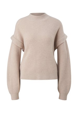 comma casual identity Strickpullover - beige