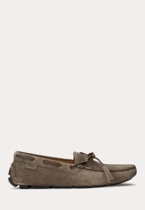 Polo Ralph Lauren, ANDERS TASSELLED SUEDE DRIVER - Mokasíny - dirty buck