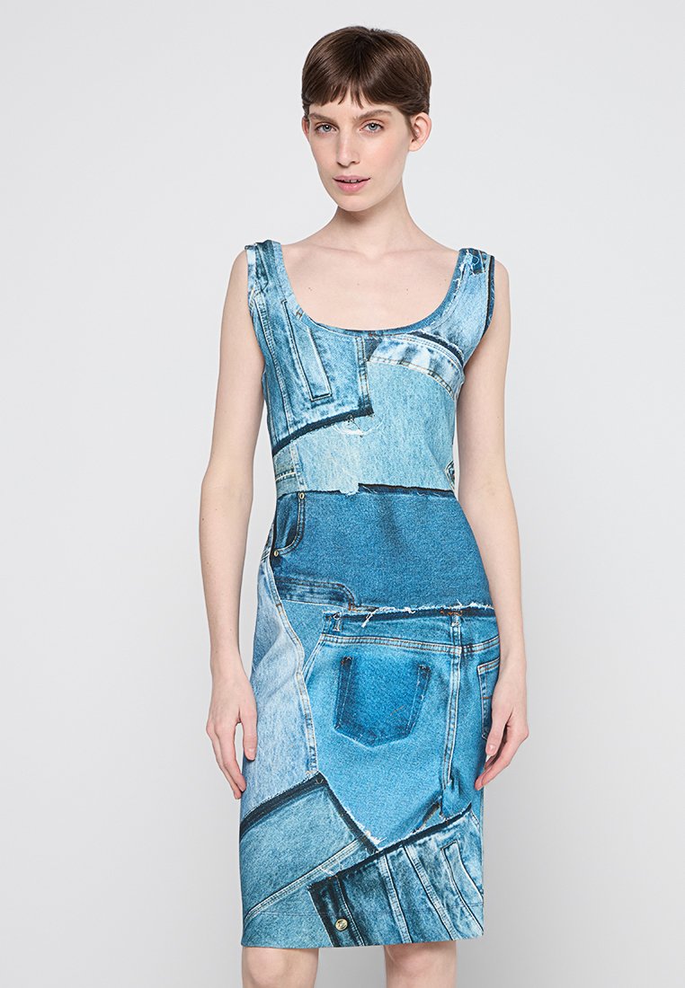 Versace Jeans Couture Jerseyjurk blauw Versace Jeans Couture Jerseyjurk blauw